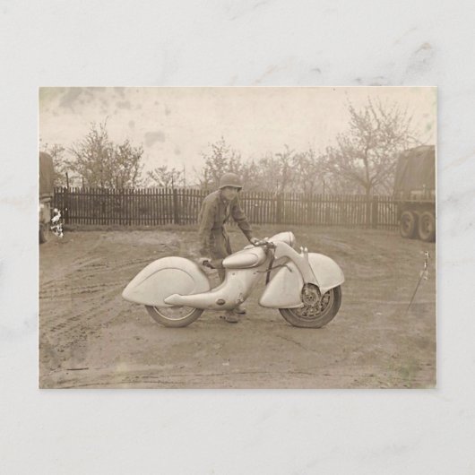 KILLINGER EN FREUND MOTORCYCLUS. BRIEFKAART (Voorkant)