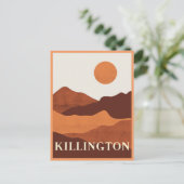 Killington, Landschap Vermont Briefkaart (Staand voorkant)