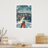 Killington Muur Kunstprint - Ski Poster Vermont 1 (Keuken)