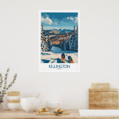 Killington Muurkunst - Vermont Ski Print 1 (Keuken)