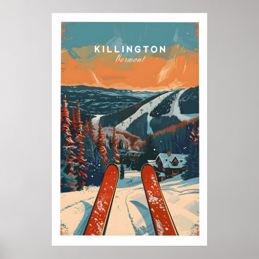 Killington Reisposter - Vermont 1 Poster (Voorkant)