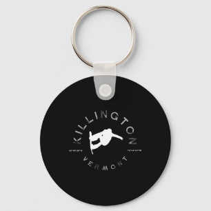 Killington Retro grafisch snowboard Sleutelhanger
