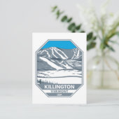 Killington Ski Area Winter Vermont Briefkaart (Staand voorkant)
