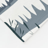 Killington Ski Area Winter Vermont Fleece Deken (Hoek)