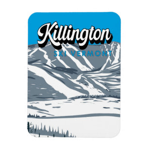 Killington Ski Area Winter Vermont  Magneet
