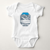 Killington Ski Area Winter Vermont Romper (Voorkant)