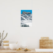 Killington Ski Area Winter Vermont Vintage Poster (Keuken)