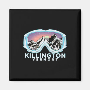 Killington Ski Design Killington, Vt Skien Sneeuw Magneet