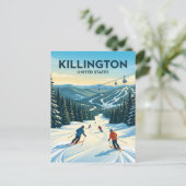 Killington Ski Resort Vermont Briefkaart (Staand voorkant)