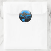Killington Vermont blue skier stickers (Tas)