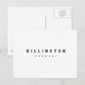 Killington Vermont Briefkaart (Voorkant / Achterkant)