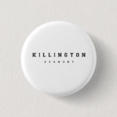 Killington Vermont Ronde Button 3,2 Cm (Voorkant)