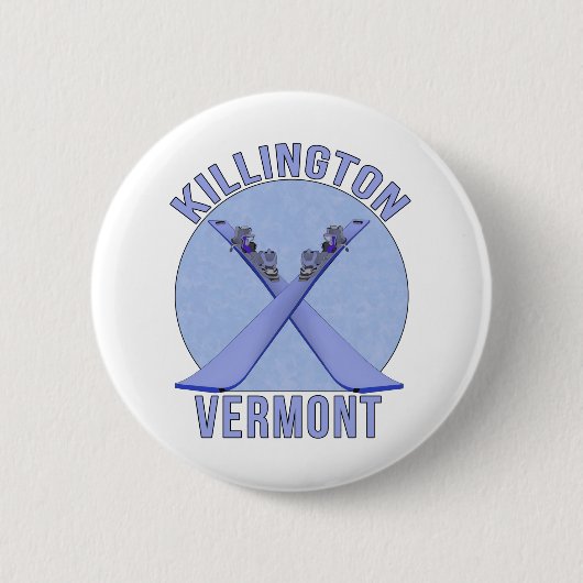 Killington, Vermont Ronde Button 5,7 Cm (Voorkant)