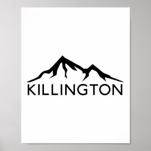 Killington Vermont Skien Snowboarden Poster