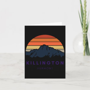 Killington Vermont Skiën Snowboarden Wandelaars Gi Kaart