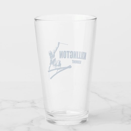 Killington Vermont Skier Glas (Achterkant)