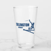 Killington Vermont Skier Glas (Voorkant)