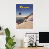 Killington Vermont Skigebied Reisposter Poster (Thuiskantoor)