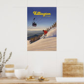 Killington Vermont Skigebied Reisposter Poster (Keuken)