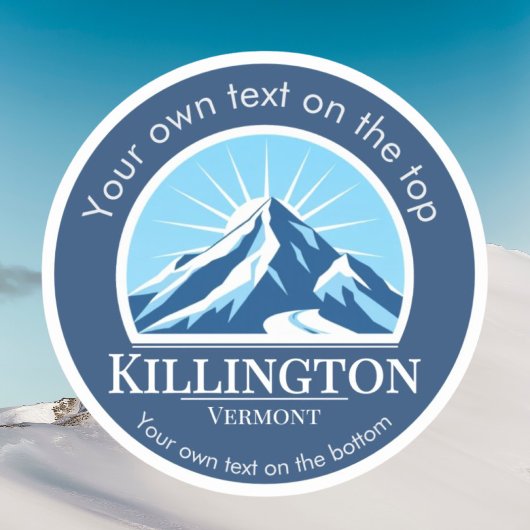 Killington Vermont skigebied Sticker