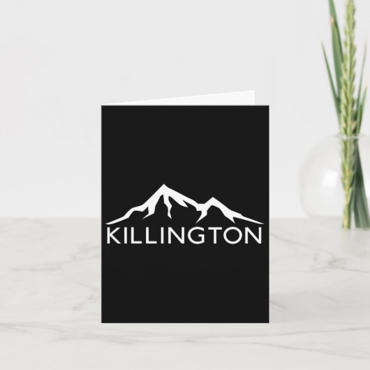Killington Vermont Skiing Snowboard Kaart (Voorkant)
