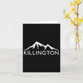 Killington Vermont Skiing Snowboard Kaart (Gele Bloem)