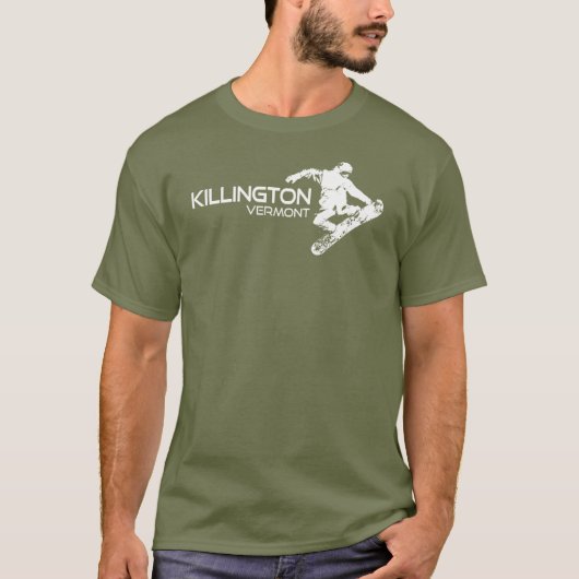 Killington Vermont Snowboarder T-shirt (Voorkant)