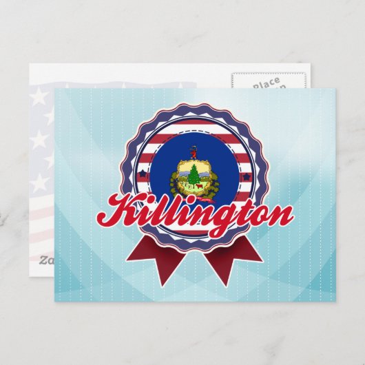 Killington, VT Briefkaart (Voorkant / Achterkant)