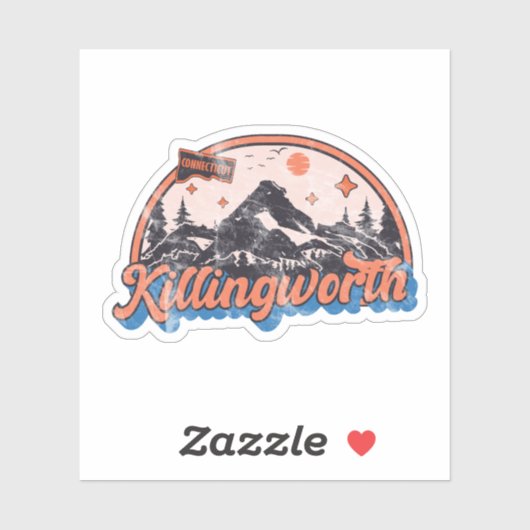 Killingworth, Connecticut Sticker (Vel)