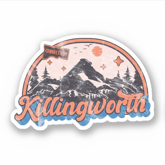 Killingworth, Connecticut Sticker (Voorkant)