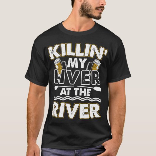Killin'm lever aan de rivier t-shirt (Voorkant)
