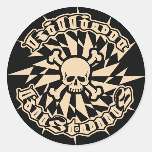 Killions Kustoms Sticker klein (Voorkant)