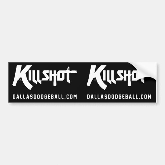 KILLSHOT Dodgeball Bumpersticker (Voorkant)