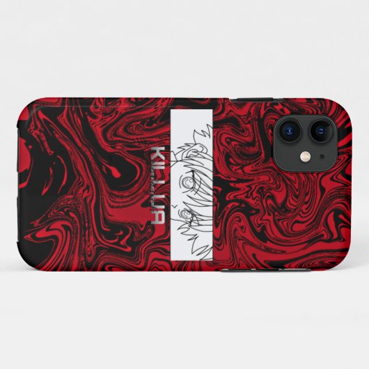 Killua: Anime Character iPhone/iPad case (Achterkant (horizontaal))