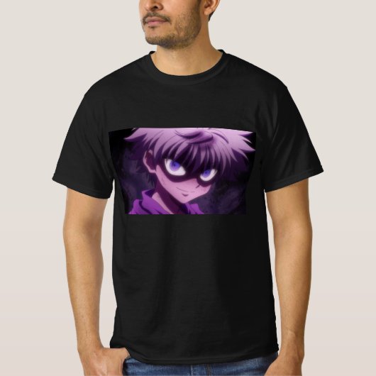 Killua Evil Smile T-shirt (Voorkant)