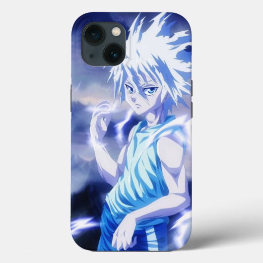 Killua Godspeed Bliksem HxH Hoesje (Achterkant)