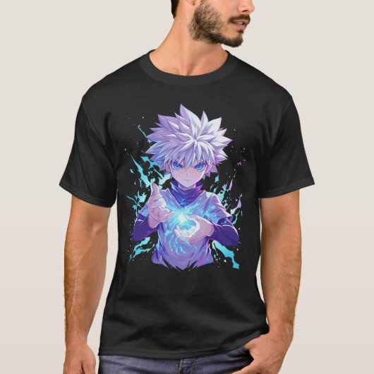 Killua grafiek t-shirt (Voorkant)