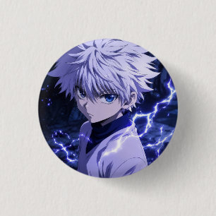 Killua Zoldyck Anime Knop Ronde Button 3,2 Cm
