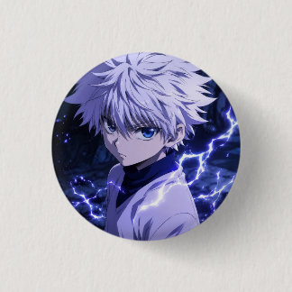 Killua Zoldyck Anime Knop Ronde Button 3,2 Cm