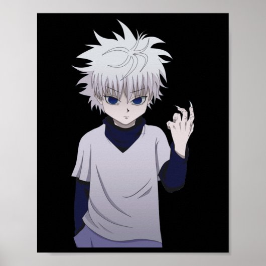 Killua Zoldyck Sticker Poster (Voorkant)