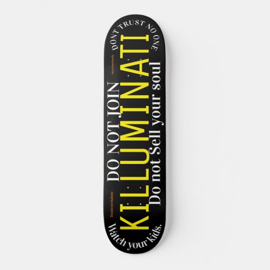 KILLUMINATI 2 Skateboard (Voorkant)