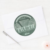 Killuminati - "Waarheid is van ons allemaal" Stick Ronde Sticker (Envelop)