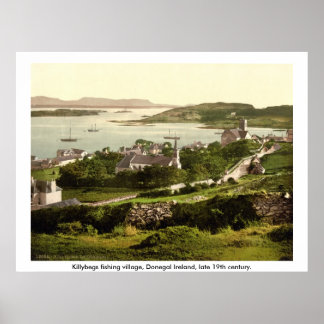 Killybegs Village,  Donegal Ireland Poster