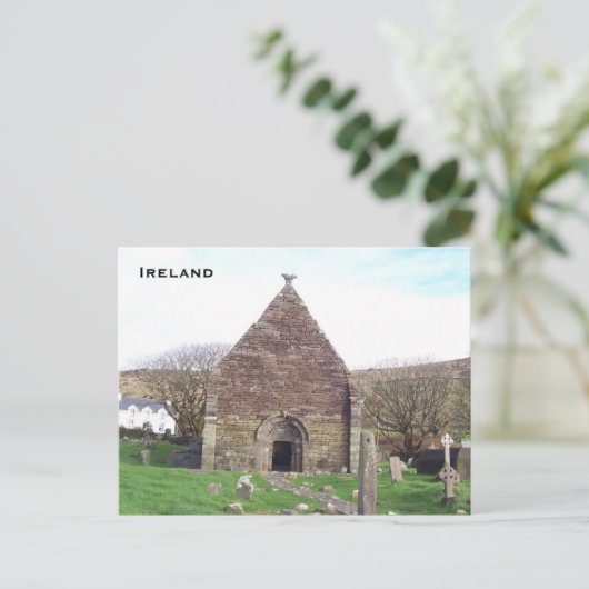 Kilmalkedar Church, Dingle, Kerry, Ierland Briefkaart (Staand voorkant)