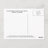 Kilmalkedar Church, Dingle, Kerry, Ierland Briefkaart (Achterkant)