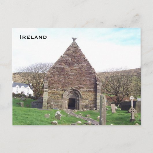 Kilmalkedar Church, Dingle, Kerry, Ierland Briefkaart (Voorkant)