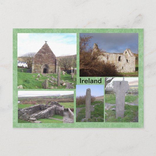 Kilmalkedar Medieval Site, Kerry, Ierland Briefkaart (Voorkant)