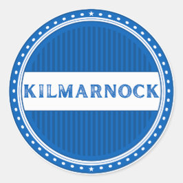 Kilmarnock City Pride Embleem – Schotse identiteit Ronde Sticker