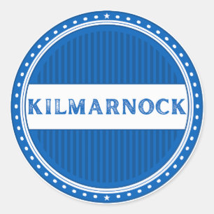 Kilmarnock City Pride Embleem – Schotse identiteit Ronde Sticker