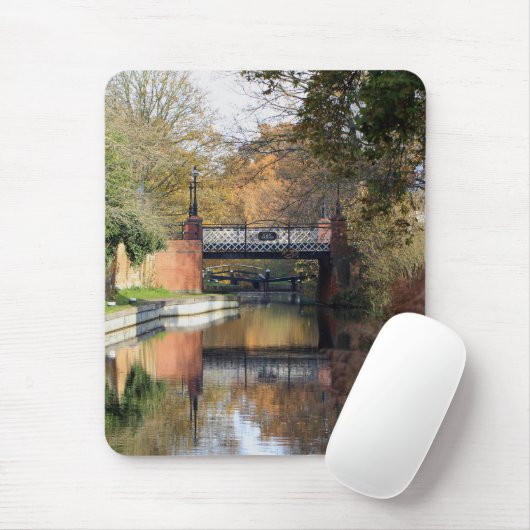 Kiln Bridge in de lente van Mousepad Muismat (Met muis)